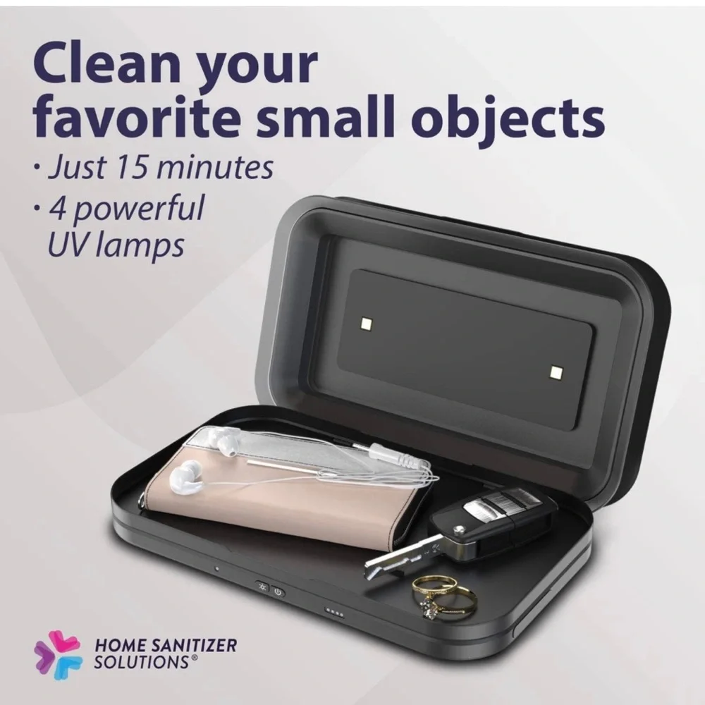 UV Phone Sanitizer with Smartphone Charger Powerbank 5000 mah